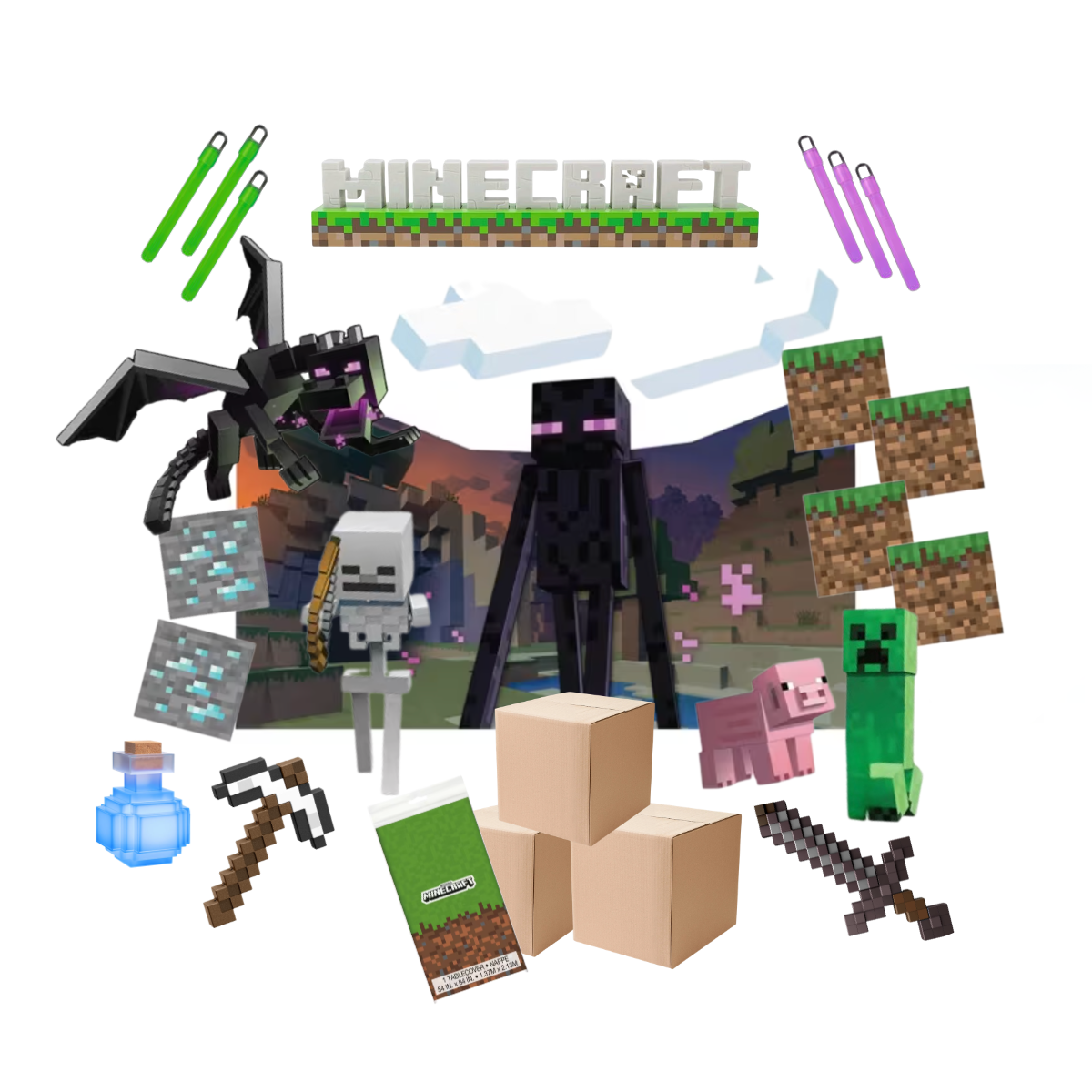 Minecraft Halloween Moodboard