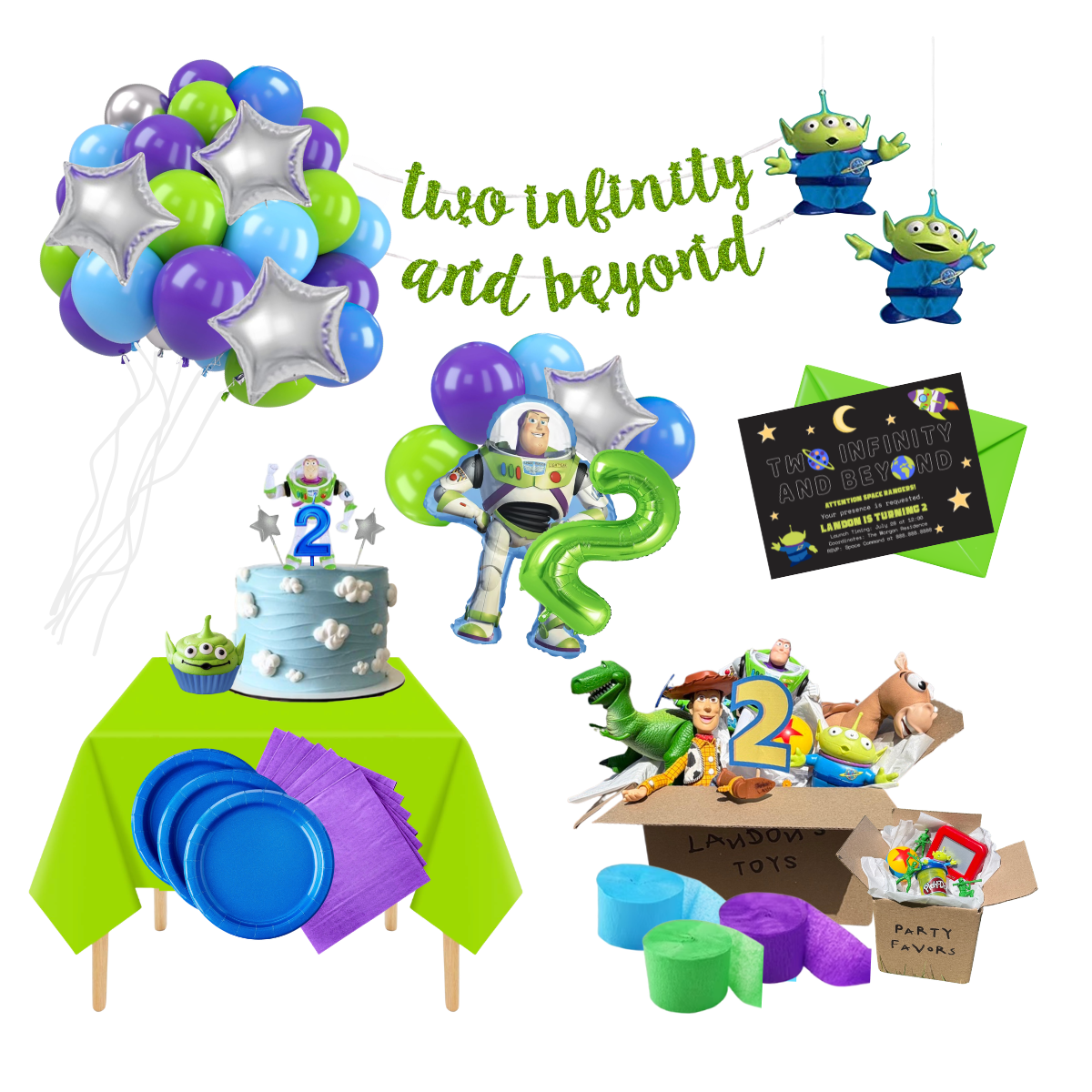 Two Infinity and Beyond — Toy Story Party Moodboard